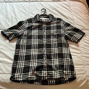 Short Sleeved Flannel Shirt